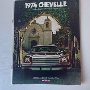 1974 chevelle sales brochure